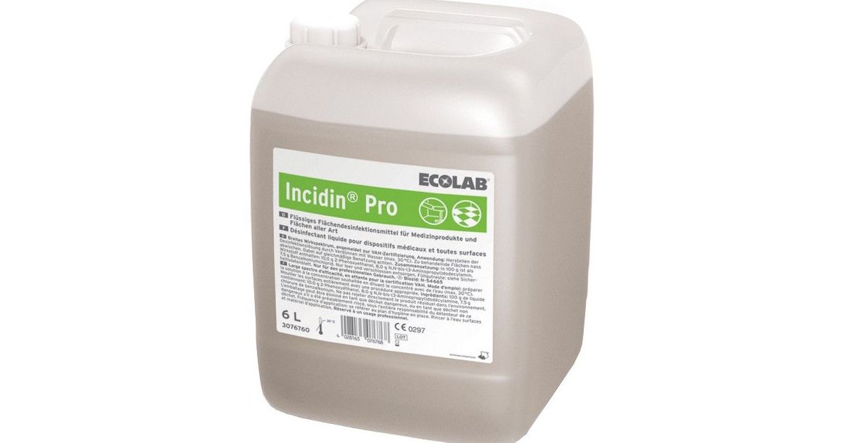 Incidni Pro -  Koncentrat pogodan za čišćenje i dezinfekciju svih vrsta površina